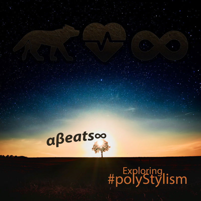Alpha Beats Infinity Exploring polyStylism music album cover art.